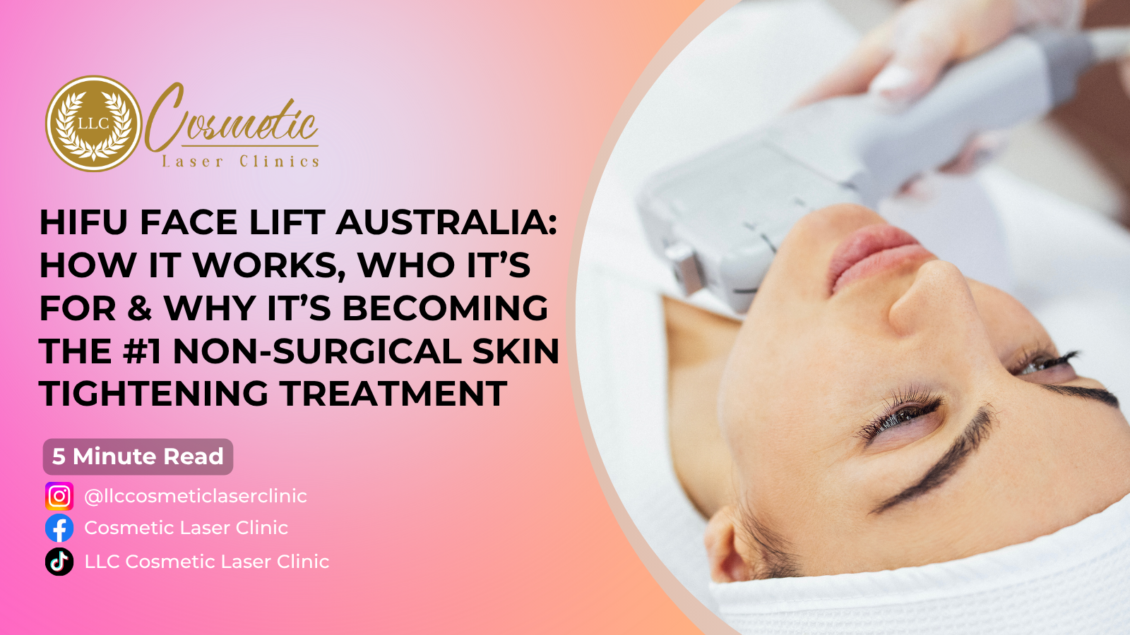 HIFU Face Lift Australia: How It Works, Who It’s For & Why It’s Becoming the #1 Non-Surgical Skin Tightening Treatment